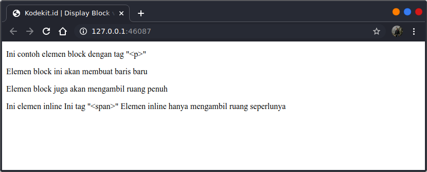 display block vs inline