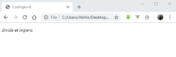 membuat format penulisan teks bold
